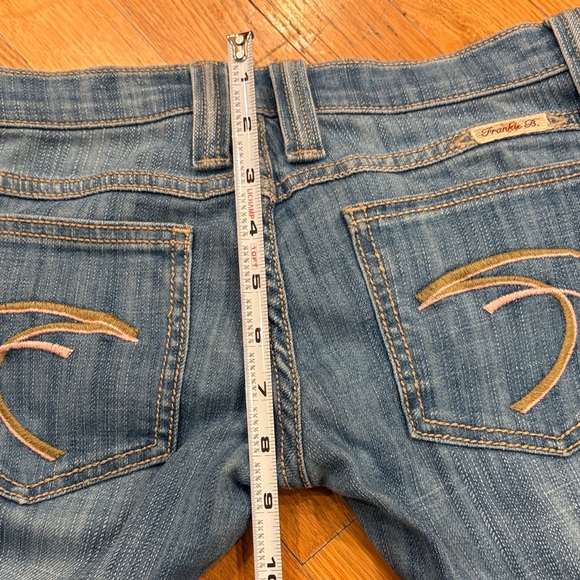 Y2K Frankie B. Light Blue Straight Leg low Rise Jeans - Picture 5 of 9